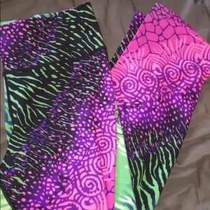 Colored yoga pants